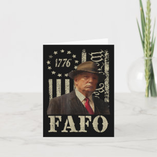 Trump Fafo, Retro Fafo Trump, die amerikanische Fl Karte