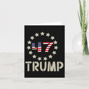 Trump-Fahne 2024 (auf dem Stapel): Amerika als Tru Karte