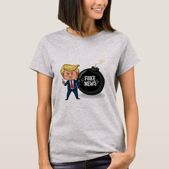 Trump Fake News T-Shirt (Vorderseite)