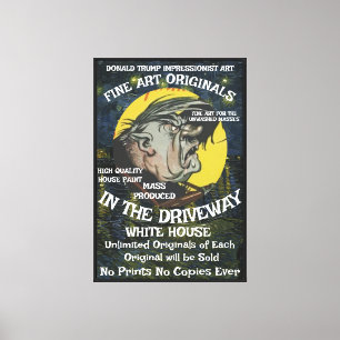 Trump Feine FW FV Kunst Original Impressionistisch Leinwanddruck