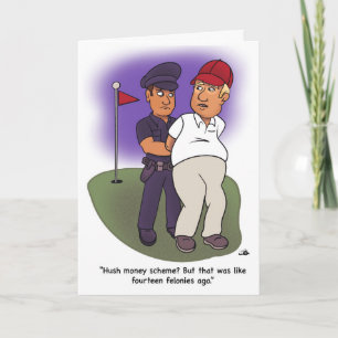 Trump Felonies Grußkarte Karte