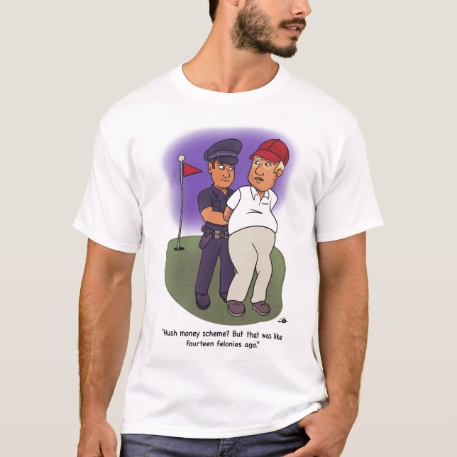 Trump Felonies Men's White T - Shirt (Vorderseite)