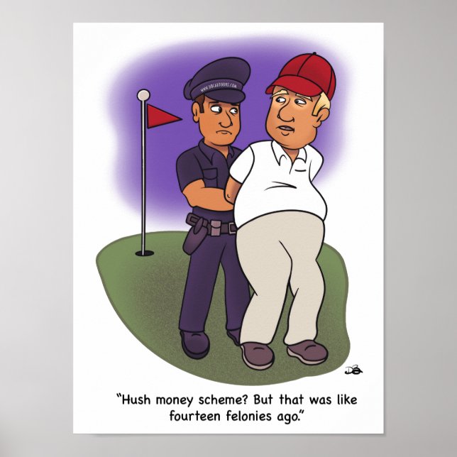 Trump Felonies Poster (Vorne)