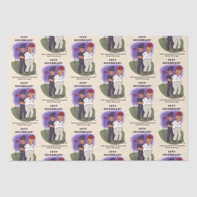 Trump Felonies Seidenpapier (Vorderseite)