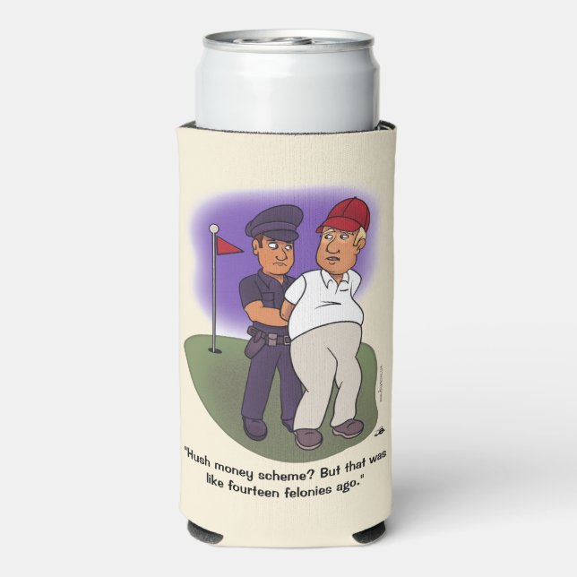 Trump Felonies Selters Dosenkühler (Seltzer Rückseite)