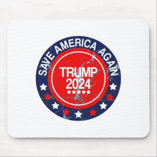 Trump-Flagge 2024 rett Amerika Mousepad