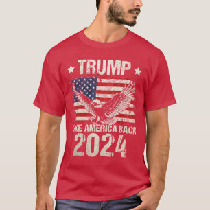 Trump-Flagge von 2024 nimmt Amerika zurück - Fraue T-Shirt