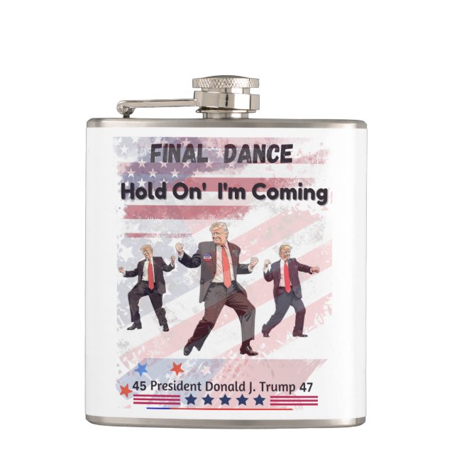 Trump Flask Flachmann (Vorderseite)