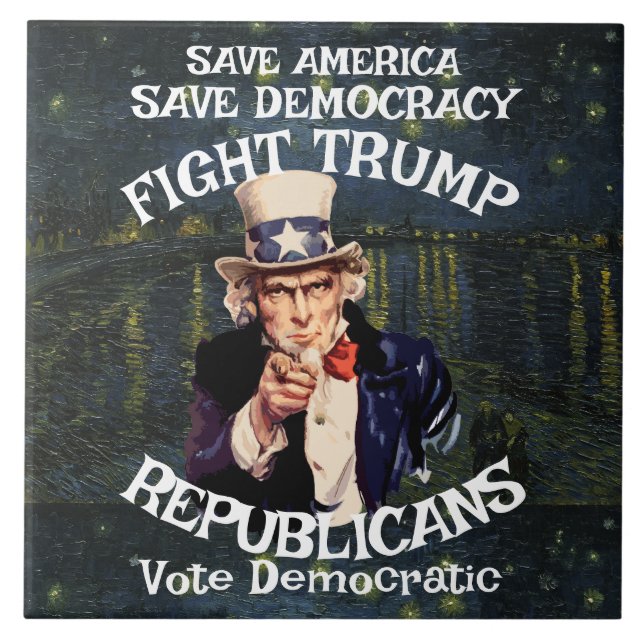 Trump Fliese (Vorderseite)