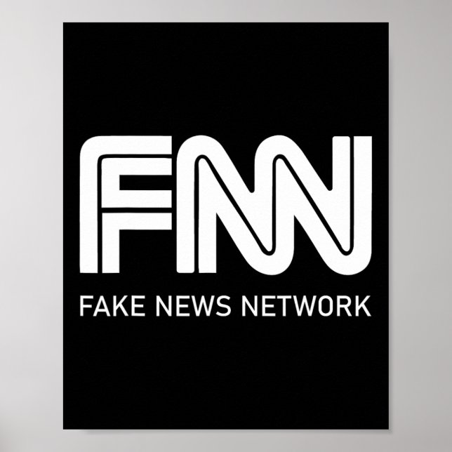 Trump Fnn Fake-News-Netzwerk  Poster (Vorne)