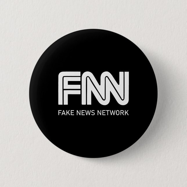 Trump Fnn Falschnachrichten-Netzwerk  Button (Vorderseite)