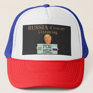 Trump For Hire Hat Truckerkappe