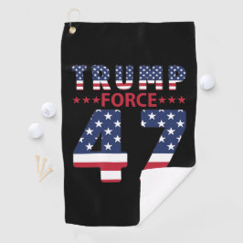 Trump Force 47 Golfhandtuch