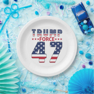 Trump Force 47 Pappteller