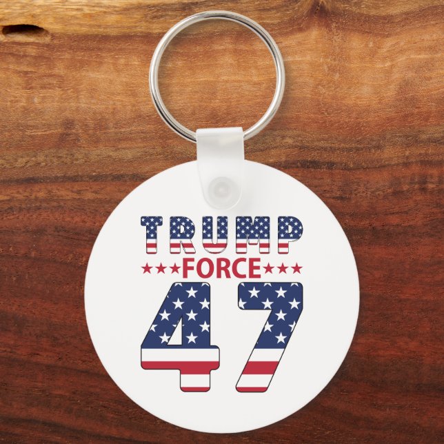 Trump Force 47 Schlüsselanhänger (Vorderseite)