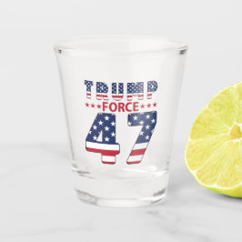 Trump Force 47 Schnapsglas