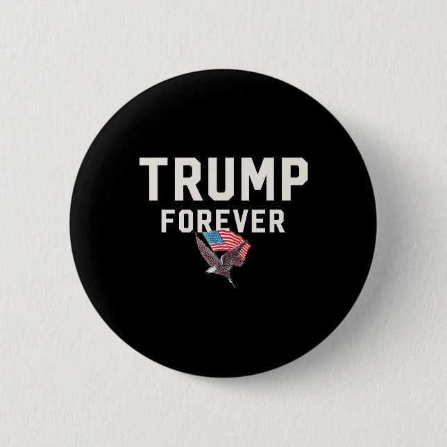 Trump Forever Gewinnt Gewonnen Gewinner Inspiratio Button (Vorderseite)