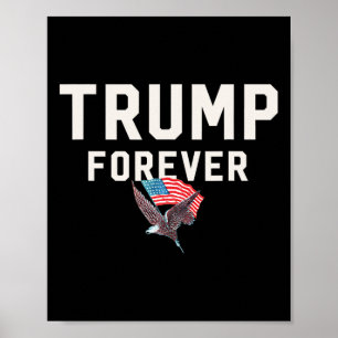 Trump Forever Gewinnt Gewonnen Gewinner Inspiratio Poster