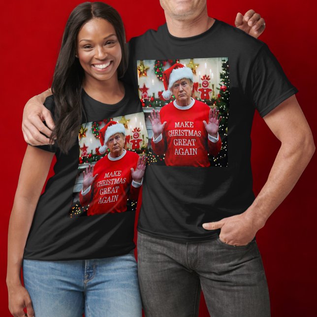 Trump-Foto | Trump macht Weihnachten wieder großar T-Shirt (Von Creator hochgeladen)