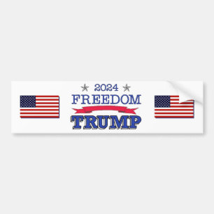 TRUMP FREEDOM 2024 AUTOAUFKLEBER