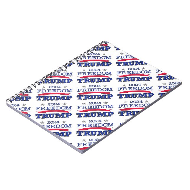 TRUMP FREEDOM 2024 NOTIZBLOCK (Linke Seite)