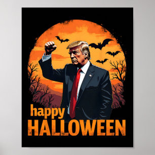 Trump freut sich Halloween Trump Vance Usa Trump H Poster