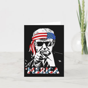 Trump freut sich über den 4. Juli Trumps amerikani Karte