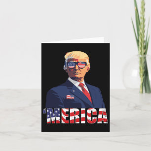 Trump freut sich über den 4. Juli Trumps amerikani Karte