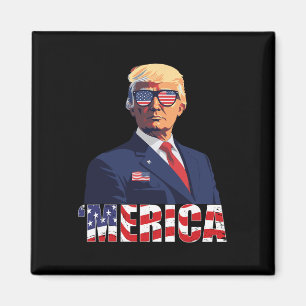 Trump freut sich über den 4. Juli Trumps amerikani Magnet