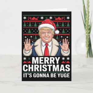 Trump Frohe Weihnachten Es Wird Riesig Schrecklich Karte