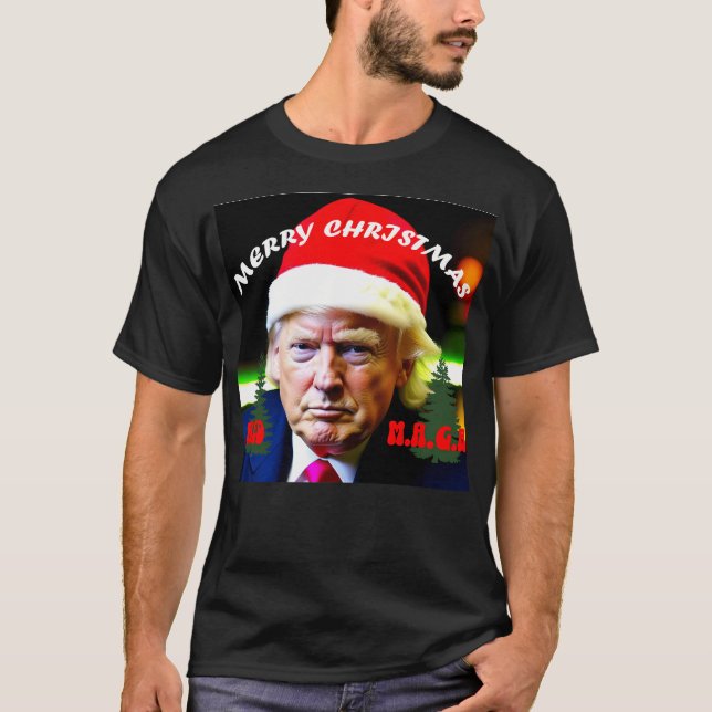 Trump Frohe Weihnachten Ultra Maga Classic T-Shirt (Vorderseite)