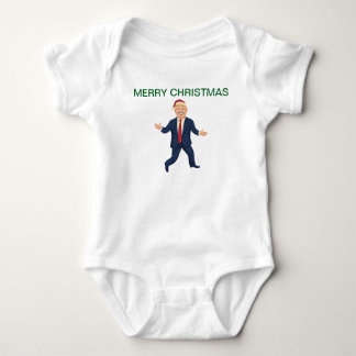 Trump Frohe Weihnachtskleidung Baby Strampler
