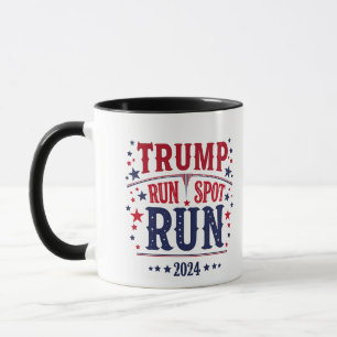 Trump führt eine lustige Wahldebatte durch Tasse