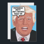 TRUMP FUNNY BIRTHDAY PARTY Einladung<br><div class="desc">TREMENDOUS PARTY! TRUMP-KUNDENEINLAGEN EINZELHEITEN ZUR WIEDERAUFNAHME</div>