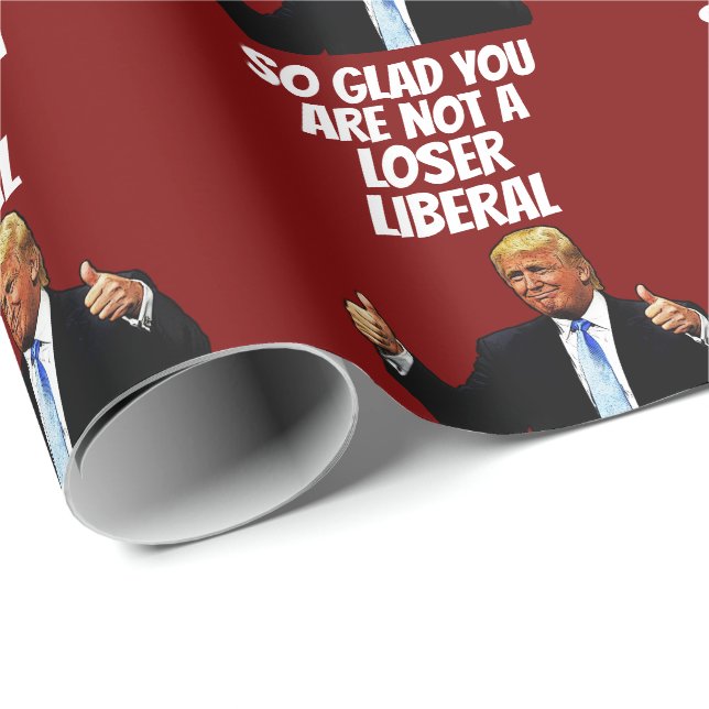 TRUMP FUNNY CHRISTMAS Wrapping Paper Geschenkpapier (Rolleneckpunkt)