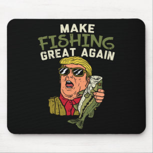 Trump Funny Fisherman Angler G Mousepad