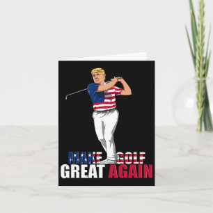 Trump - Funny Golf Geschenk Karte