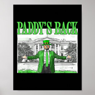 Trump Funny St Patricks Day St Pattys Day Dance Poster