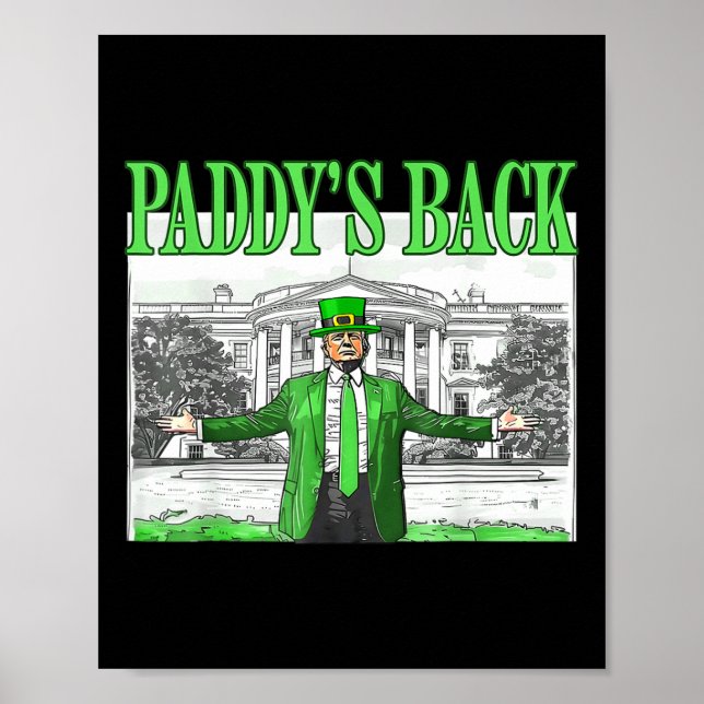 Trump Funny St Patricks Day St Pattys Day Dance Poster (Vorne)