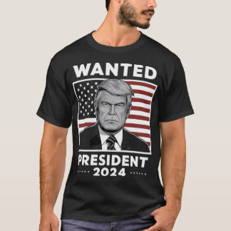 Trump Funny Wollte für Präsident 2024 T-Shirt