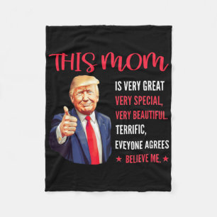 Trump Funny zitiert Muttertag Diese Mama ist sehr  Fleecedecke