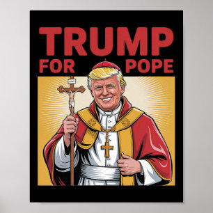 Trump für die katholische Vatikanrepubliken unter  Poster