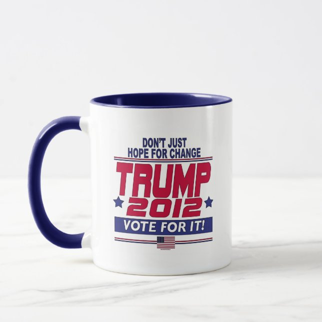 Trump für echten Wandel 2012 Tasse (Links)