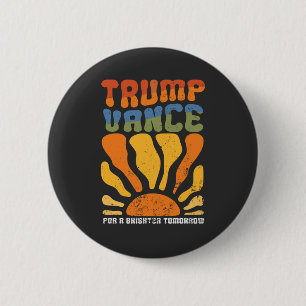 Trump für einen glänzenden Nachwuchs: Retro Boho Button