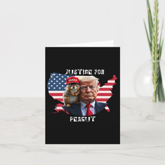 Trump für Erdnuss 4 Karte (Vorderseite)