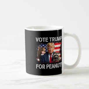 Trump für Erdnuss das Eichhörnchen 2 Kaffeetasse
