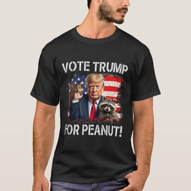 Trump für Erdnuss das Eichhörnchen 2 T-Shirt (Vorderseite)