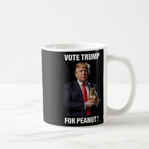 Trump für Erdnuss das Eichhörnchen 3 Kaffeetasse