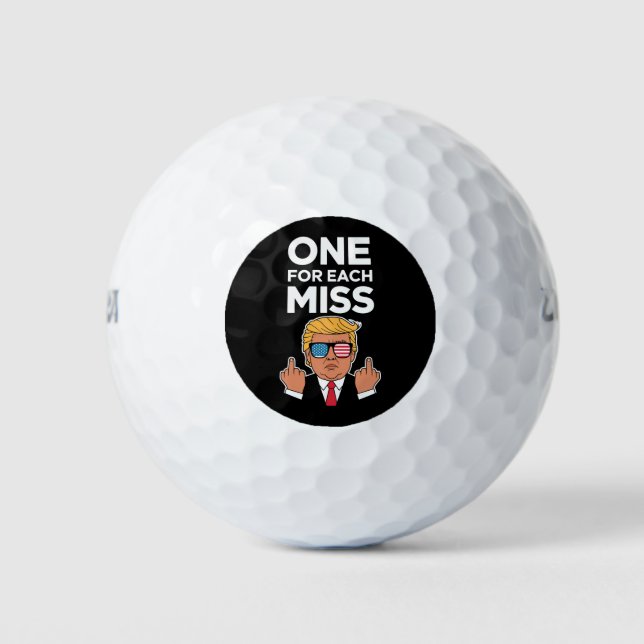 Trump für jede Frau Golfball (Vorderseite)
