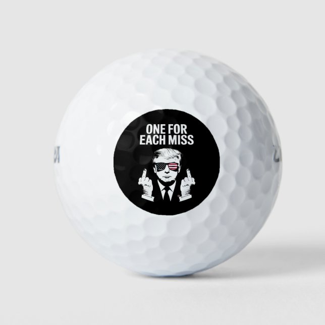 Trump für jede Frau Golfball (Vorderseite)